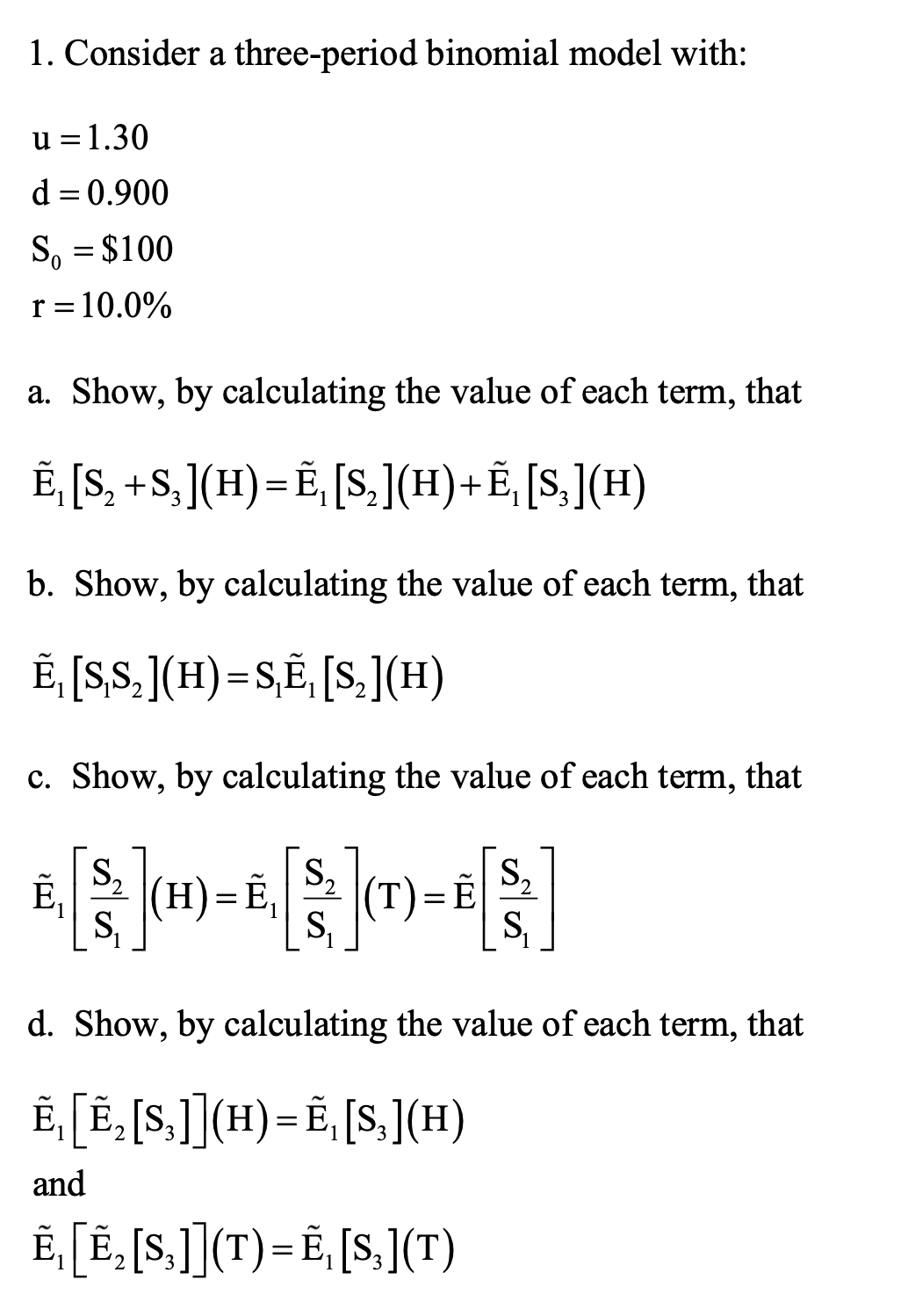 Solved Consider a three-period binomial model | Chegg.com