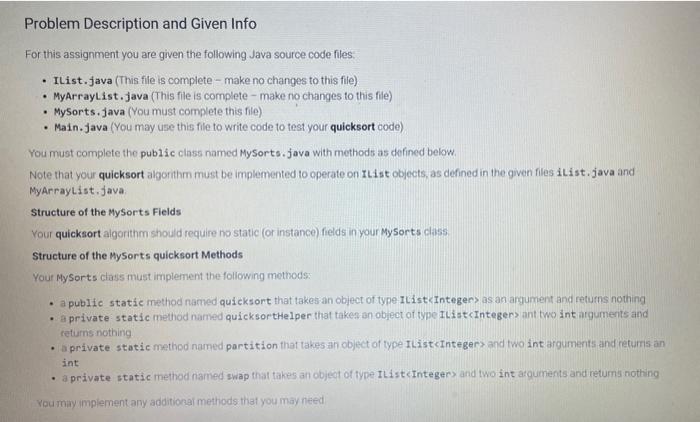 Solved Problem Description and Given Info For this | Chegg.com