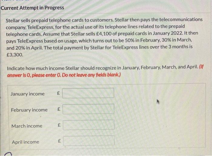 Solved Stellar sells prepaid telephone cards to customers.
