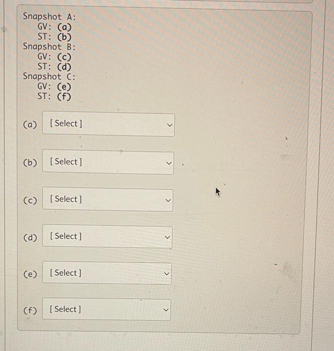 Solved Trace the C program showing changes to the Global | Chegg.com