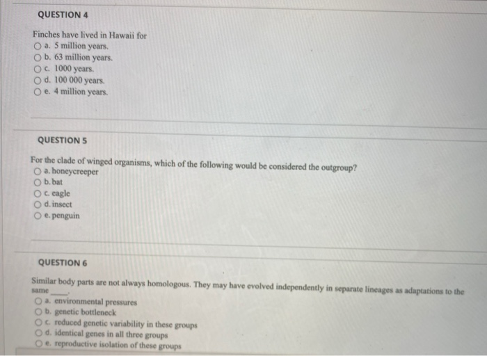 Solved QUESTION 1 Which organisms are considered most | Chegg.com