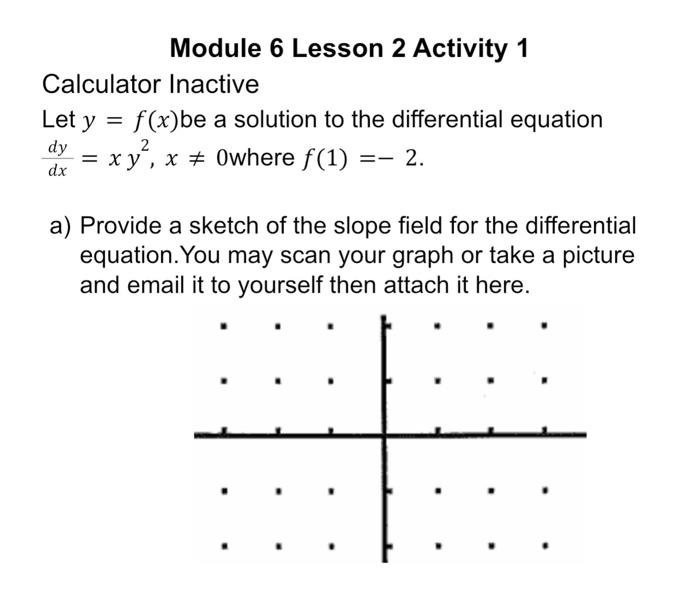Solved Module 6 Lesson 2 Activity 1 Calculator Inactive | Chegg.com