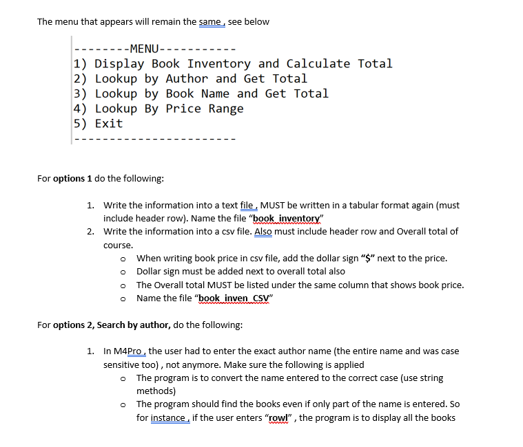 Solved Python: How to adjust the code below to fit the | Chegg.com
