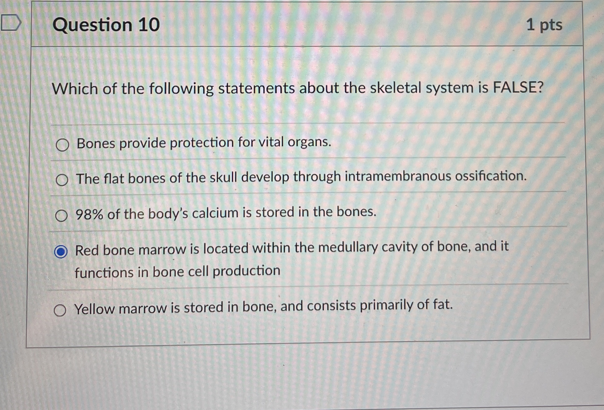 Solved Question 10Which of the following statements about | Chegg.com