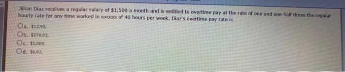 solved-jillian-diaz-receives-a-regular-salary-of-1-500-a-chegg