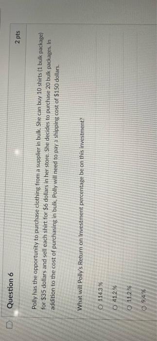 Solved D Question 10 2 pts are ideas or explanations | Chegg.com