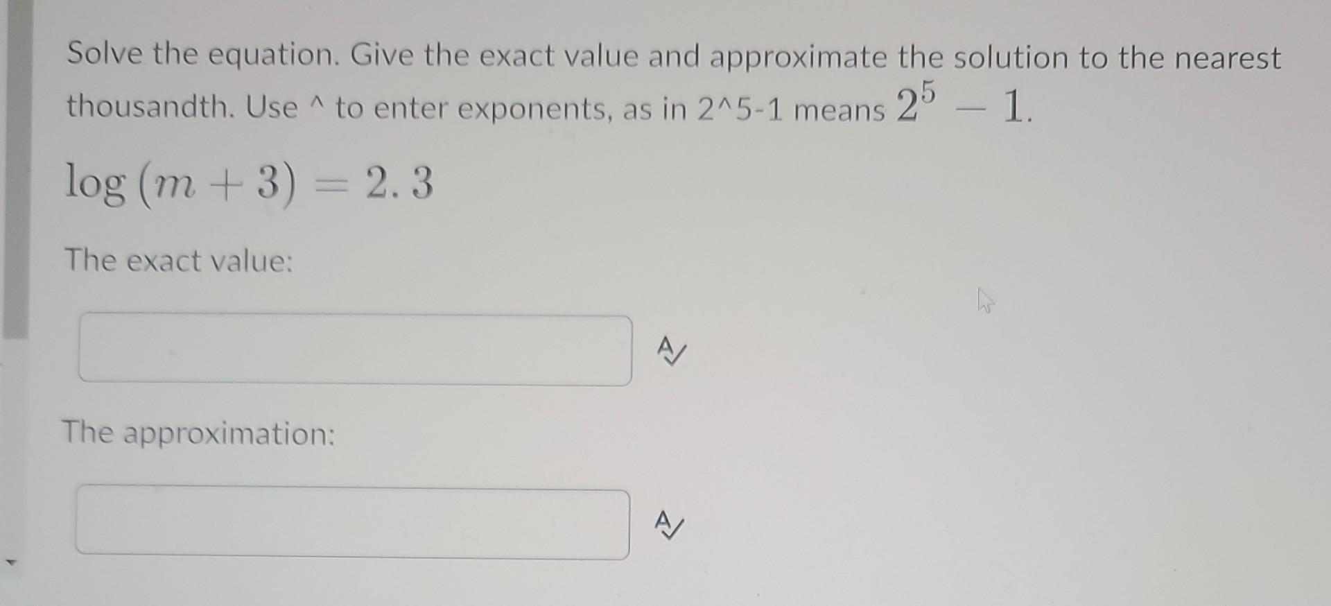 solved-solve-the-equation-give-the-exact-value-and-chegg