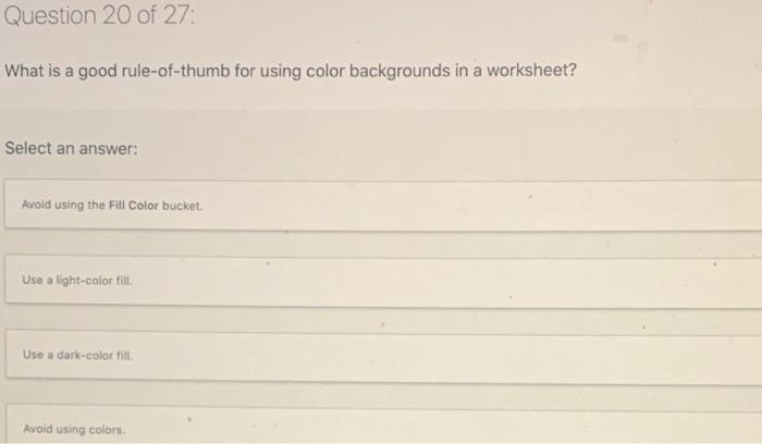 Solved Question 18 of 27 You have a workbook with multiple | Chegg.com