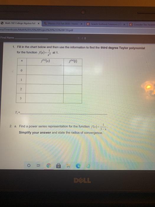 Solved Math 102 College Algebra fall X CH | HH | Ý. Celle | Chegg.com