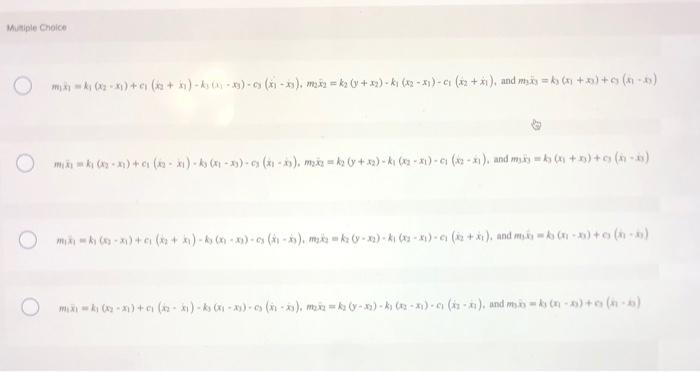 Solved The figure shown a quarter-car model that includes | Chegg.com