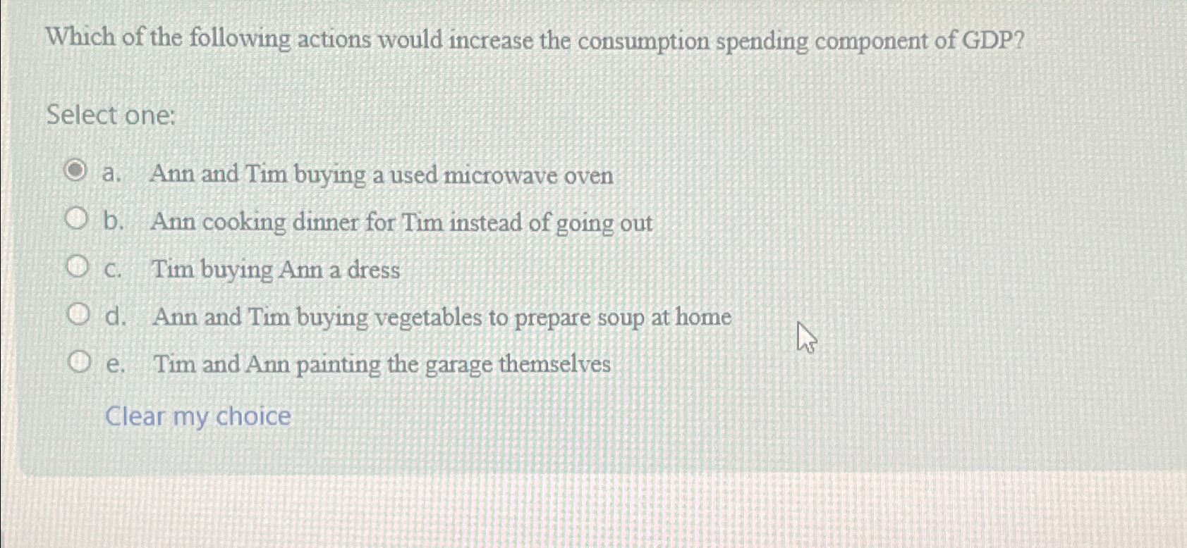 Solved Which of the following actions would increase the | Chegg.com