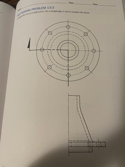 Solved Machine trades print readingsectioning problem | Chegg.com