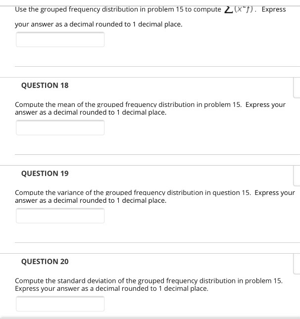 Solved Question 15 Questions 15 Relate To The Follow Chegg Com