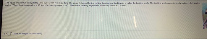 Solved The Figure Shows That A Bicyclist Tips The Cycle When | Chegg.com