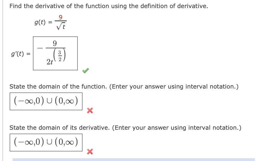 Solved Find the derivative of the function using the | Chegg.com