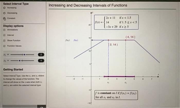 Solved Select the Deereasing bullet and check the Function | Chegg.com