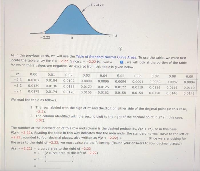 Solved Recall the standard normal distribution is a normal | Chegg.com