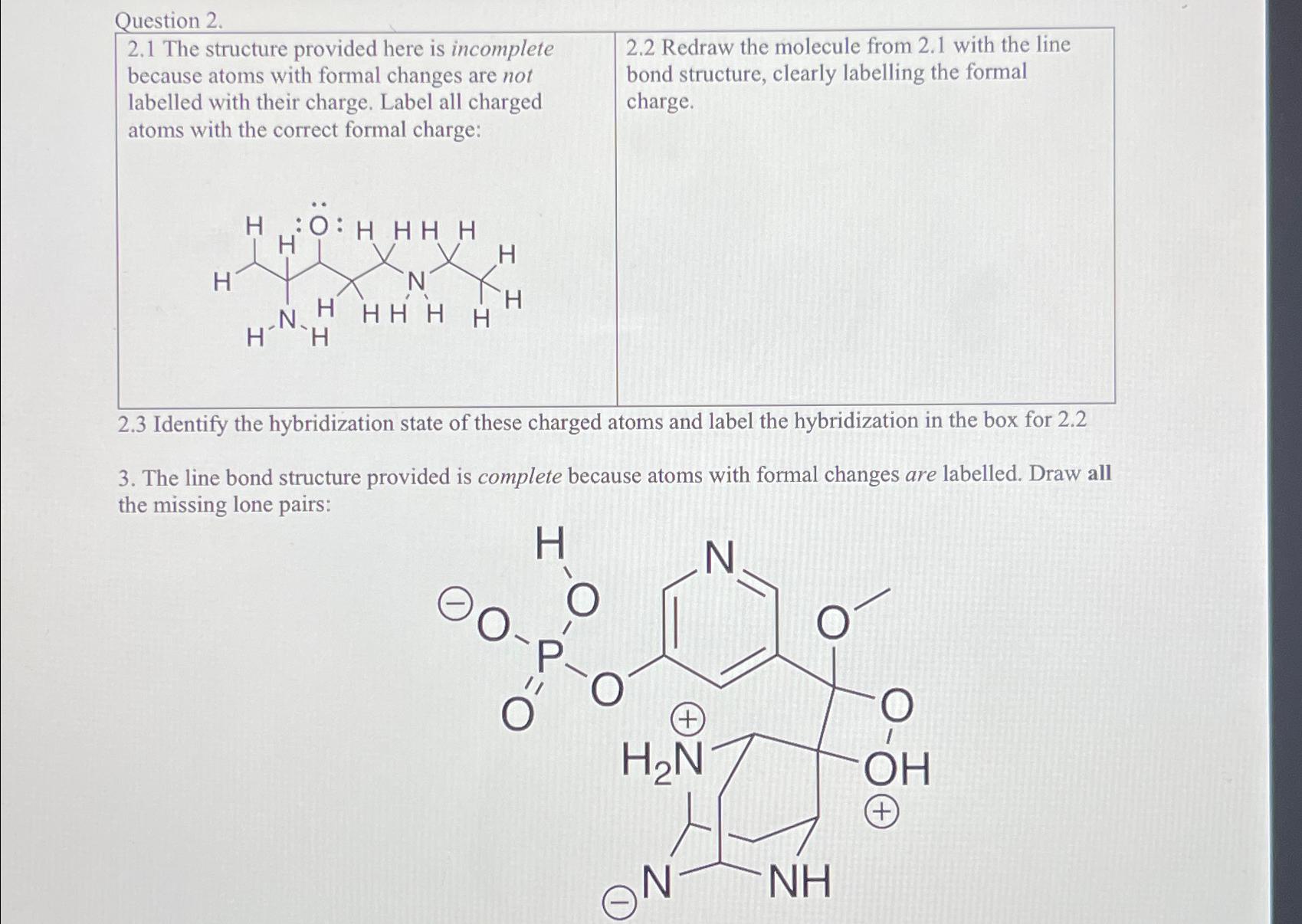 Question 2.2.1 ﻿The structure provided here is | Chegg.com