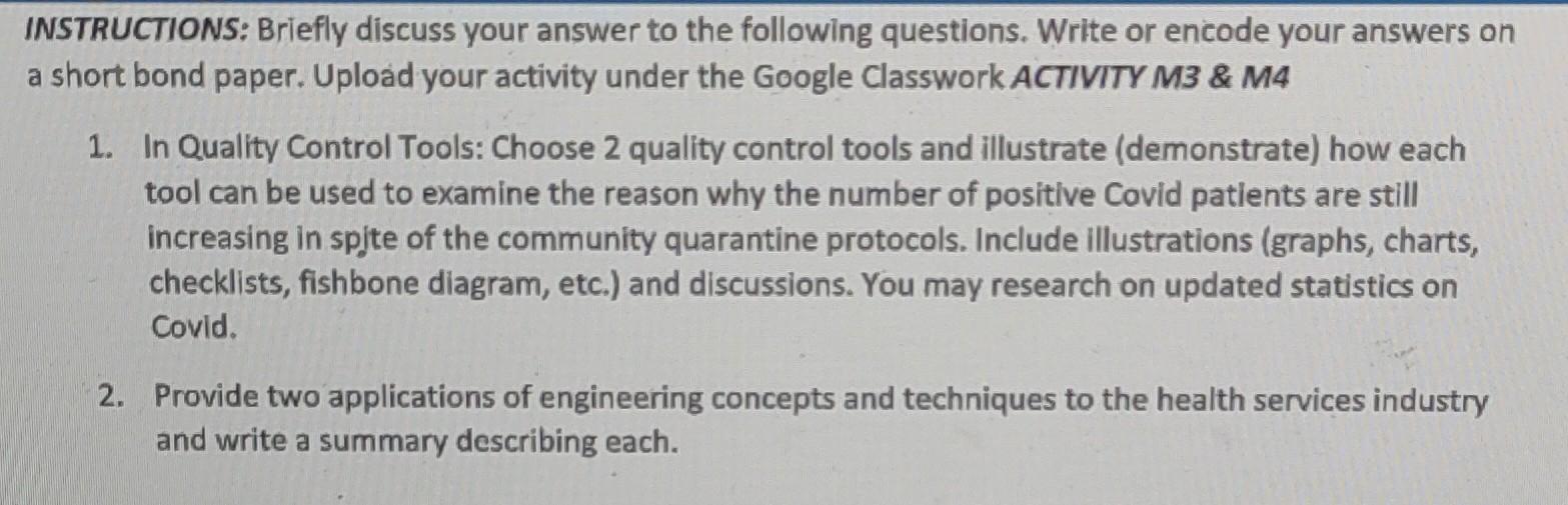 Solved INSTRUCTIONS: Briefly discuss your answer to the | Chegg.com