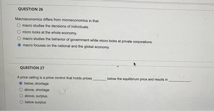 Solved Macroeconomics Differs From Microeconomics In That | Chegg.com