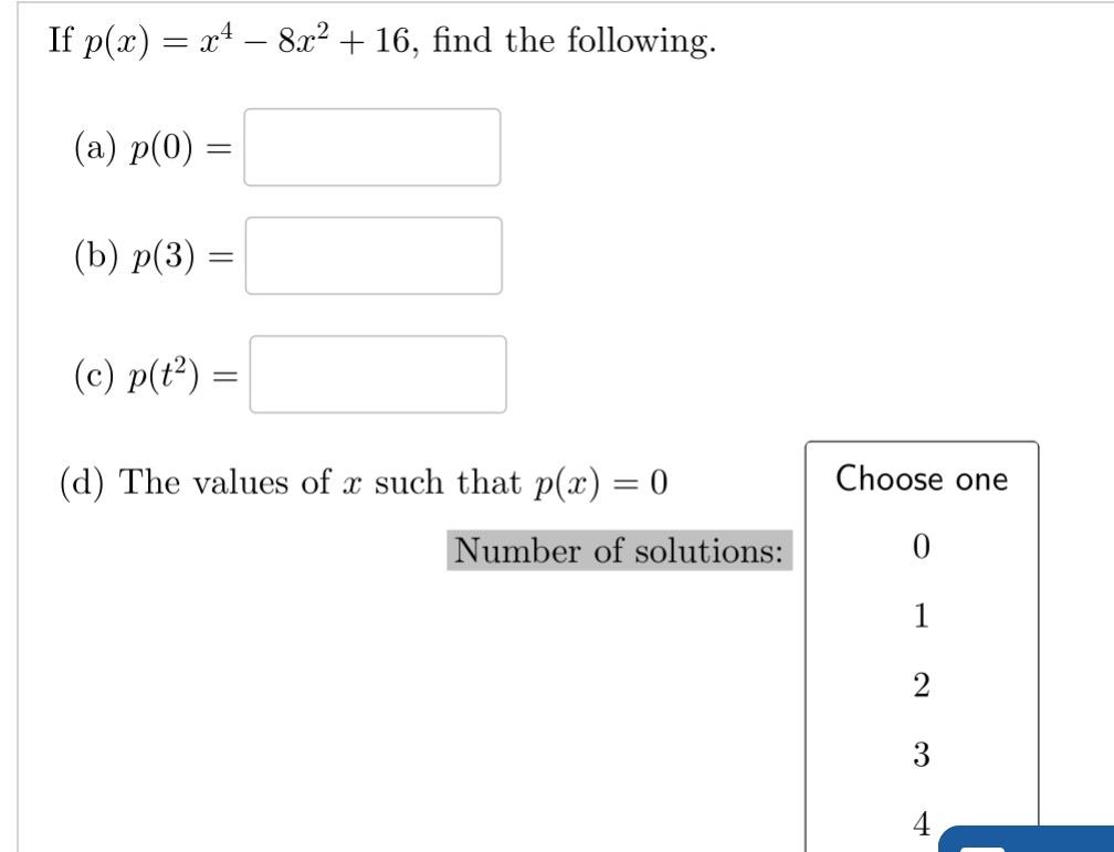 p x )= 16x 4 81y 4