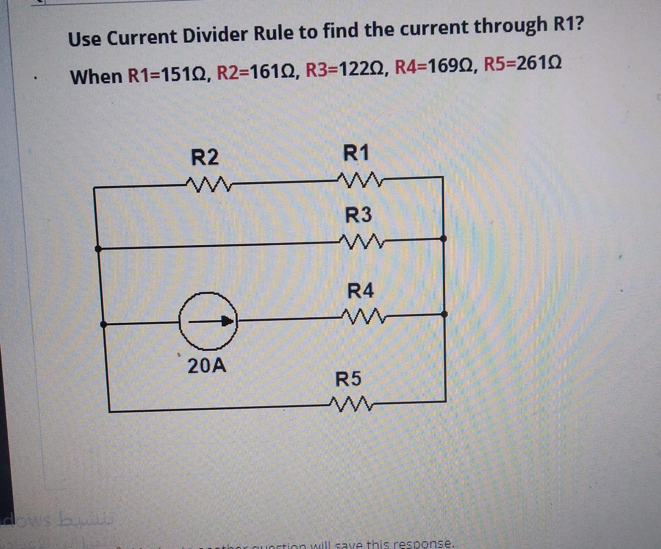 Solved Use Current Divider Rule to find the current through | Chegg.com
