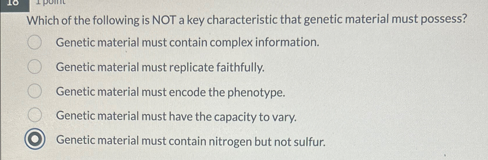 Solved Which of the following is NOT a key characteristic | Chegg.com