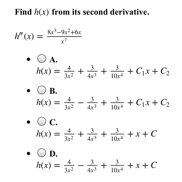 Solved Evaluate The Indefinite Integral 5x 7 3x 2 Chegg Com