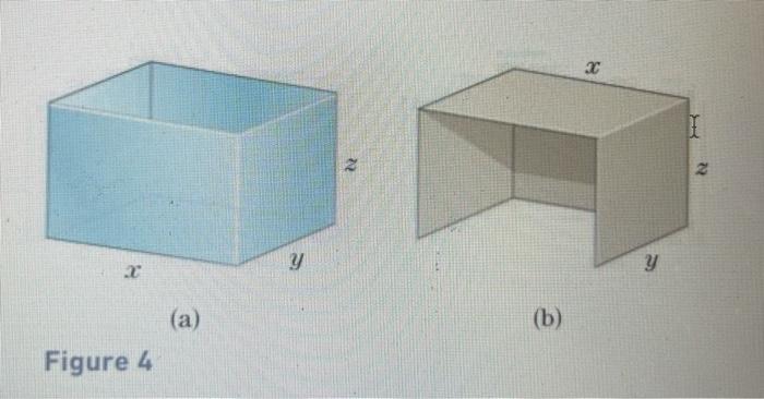 Solved 1. Minimizing Cost The material for a closed | Chegg.com