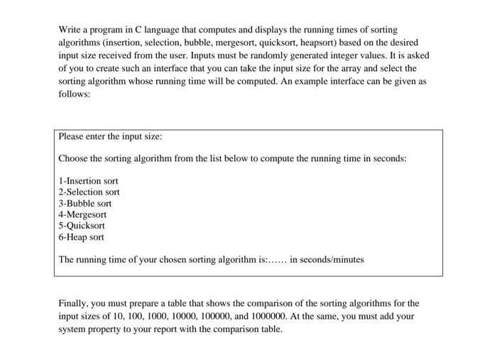 Solved Write a program in C language that computes and | Chegg.com