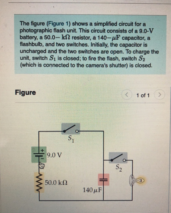 Solved The figure (Figure 1) shows a simplified circuit for | Chegg.com