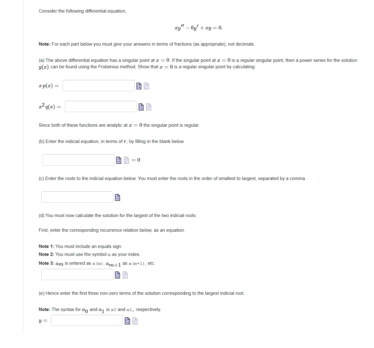 Solved Consider the following differential | Chegg.com