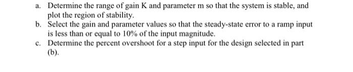 Solved Problem 4. The attitude control system of a space | Chegg.com