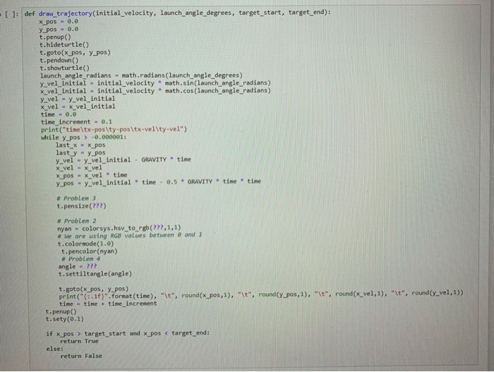 Solved USING PYTHON, please help with the following. | Chegg.com