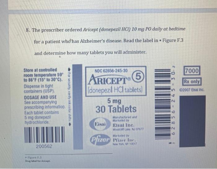 Aricept 5 Mg Tab