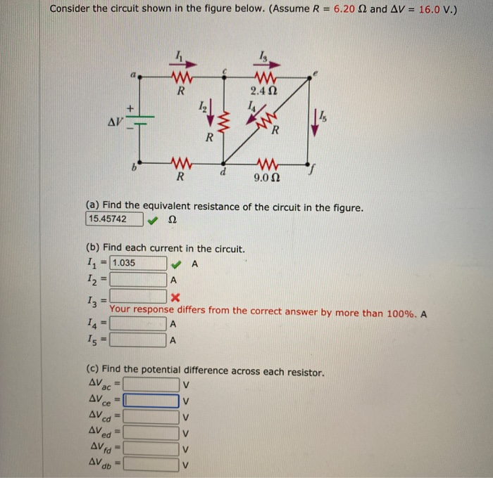 Solved Consider the circuit shown in the figure below. | Chegg.com