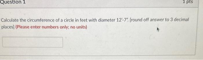 whats the circumference of a circle with a diameter of 12 feet