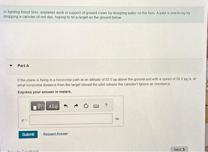 Solved In Fighting Forest Fires Airplanes Work In Support Chegg