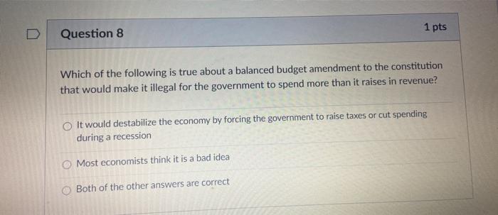 Solved Question 11 1 pts Which of the following is NOT true | Chegg.com