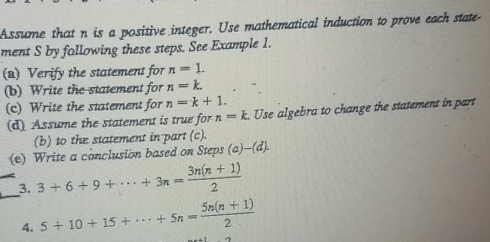 Solved Assume that n is a positive integer. Use mathematical | Chegg.com