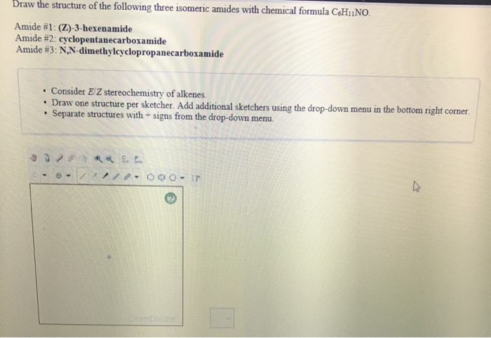 Draw The Structure Of The Following Three Isomeric Chegg Com