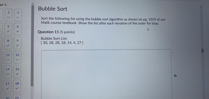 Solved Binary Search Given The Following List Of Values, | Chegg.com