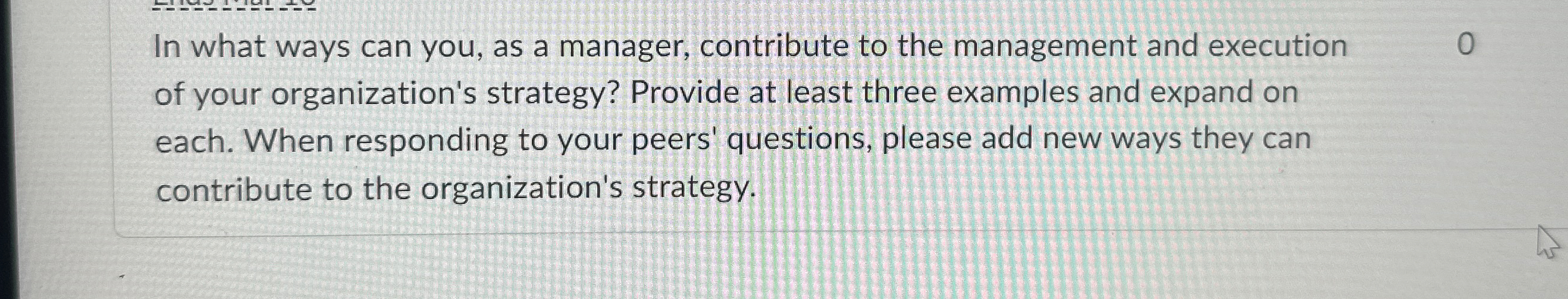 Solved In what ways can you, as a manager, contribute to the | Chegg.com