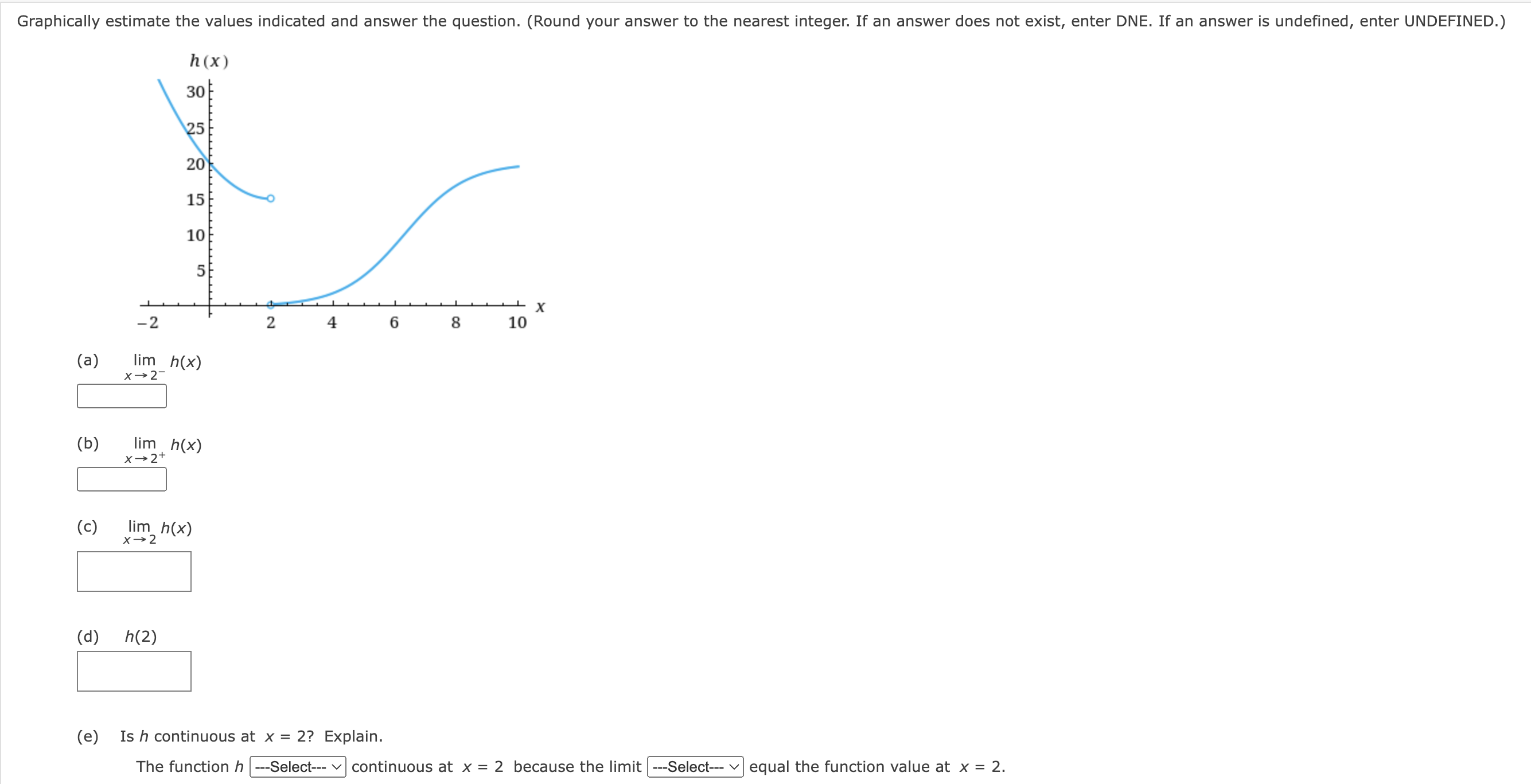 Solved For the exponential function answer the | Chegg.com