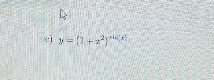 \( y=\left(1+x^{2}\right)^{\sin (x)} \)