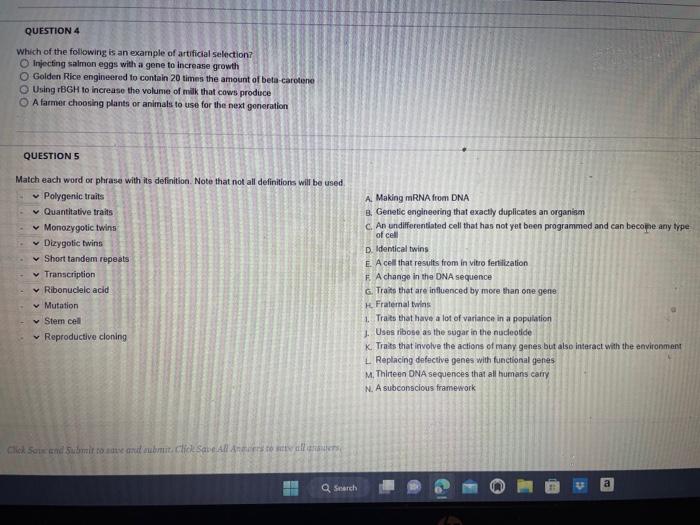Solved Which of the following is an example of artificial