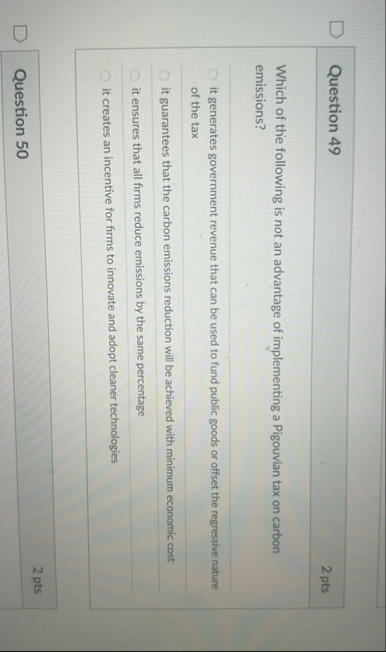 Solved Question 492 ﻿ptsWhich of the following is not an | Chegg.com