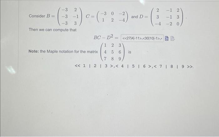 Solved -3 -3 -1 -3 Then we can compute that 2 -2 3) 0 | Chegg.com