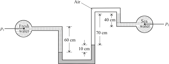 Solved Freshwater And Seawater Flowing In Parallel Horizontal Pip Chegg Com