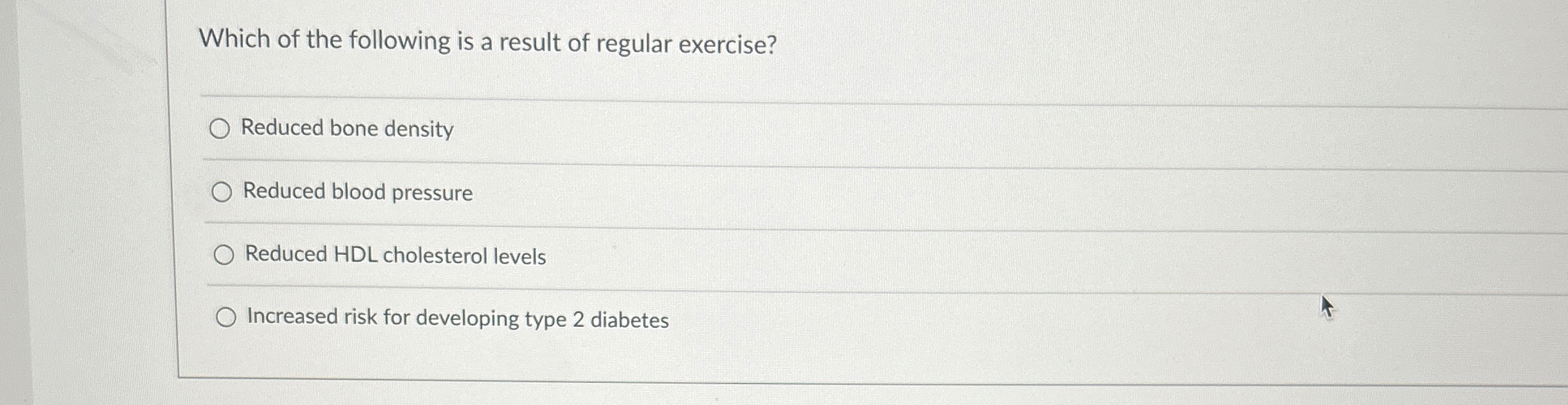 Solved Which of the following is a result of regular | Chegg.com